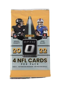 Donruss Optic Football 2022 paquete al por menor (4 tarjetas) Chase Amon-Ra RC? Centro de la ciudad? - Imagen 1 de 1