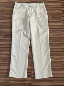 Adidas Climalite Mens Golf Pants Lightweight Khaki Straight Leg sz 34x32 - Picture 1 of 5