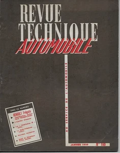 Zeitschrift Automobile Technique Renault Fregate spezifisch. private TRANSFLUIDE - Bild 1 von 1
