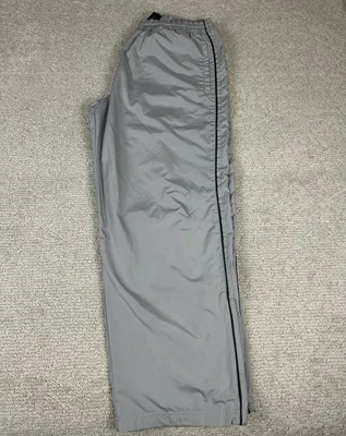 Starter Metallic Silver Track Pants Men’s Large 36-38 Y2K Windbreaker Style - Image 1 of 4