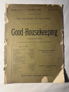 1888 Gute Hauswirtschaft Zeitschrift Hauswirtschaft Rezepte Haushaltstipps Poesie - Bild 1 von 7