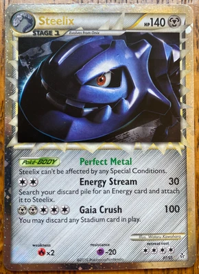 Pokémon TCG Steelix Holo Ultra Rare Prime Edition 2010 Unleashed Card 87/95 NM - Image 1 of 4