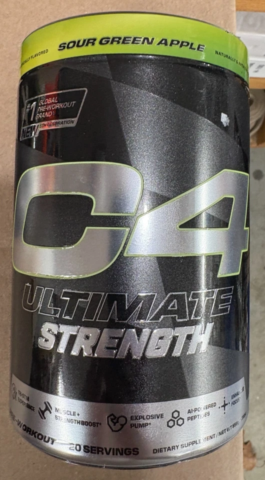 Cellucor® C4 Ultimate Strength Pre-Entrenamiento - Manzana Verde Agria (20 Porciones) Foto 1 de 1