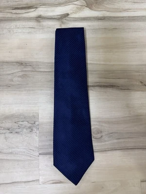 Thomas Rosa Hombre Corbata Lunares/Azul, 100% Seda, Hecho en Francia Foto 1 de 4