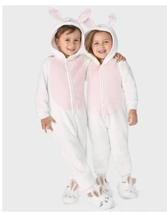 Kinder Gymboree Häschen Fleece Einteiler Pyjama Gymnasien Kostüm Größe 10/12 - Bild 1 von 24