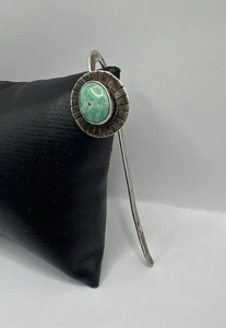 Vintage Sterling Silber 925 Haken Lesezeichen mit Türkis Stein 3" (5g) - Bild 1 von 13