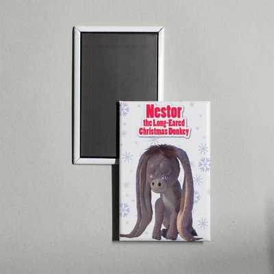 Nestor, the Long-Eared Christmas Donkey Mini Movie Poster Fridge Locker Magnet - Image 1 of 2