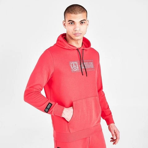 PUMA Mercedes AMG Hoodie & Jogger Pants 2 Piece Tracksuit Set Men's Size LARGE Cover
