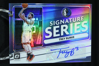 2020-21 Panini Optic AUTO Signature Series SILVER HOLO Trey Burke #SS-TBK [S1171 - Image 1 of 4