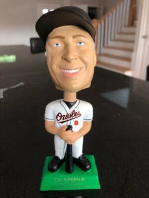 HTF Cal Ripken Baltimore Orioles All Star UD Bobblehead Playmaker & Card  NEW - Image 1 of 4