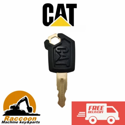 Caterpillar CAT 5P8500 excavator loader bulldozer ignition door key 5p-8500 - Image 1 of 2