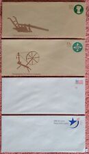 US Stationary Mint Lot of 4 Different on #10 Envelope Size 4.125 X 9.5 Large