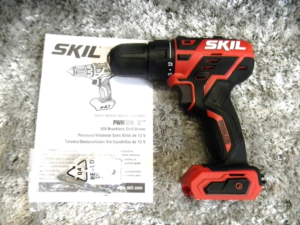 NEW SKIL PWRCORE 12 Brushless 12V 12Volt 1/2” Drill Driver DL529001 - Tool Only - Image 1 of 1