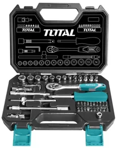 Total 45 Piece 1/4" Drive Socket Set - Picture 1 of 1