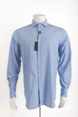 Massimo Dutti Mens Dress Shirt Oxford XL Blue Slim fit 0104/496 NWT - Image 1 of 4