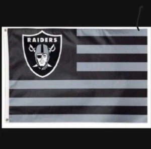 Raiders FLAG 3X5 Las Vegas Banner NFL New FREE Shipping US Seller - Picture 1 of 1