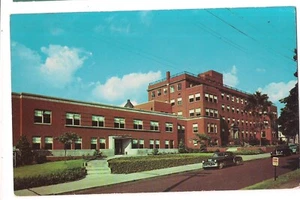 CHILDREN'S HOSPITAL Akron Ohio Older Vintage Car OH Postcard - Picture 1 of 2