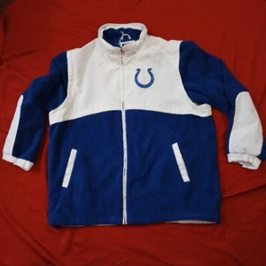 Indianapolis Colts NFL Winter Coat Jacket Blue Mens XXL *READ* - Picture 1 of 7