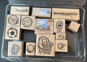 STAMPIN' UP! ~ "LOVELY AS A TREE" 6 WOOD MOUNTED STAMPS ~ 2001 - Picture 1 of 4