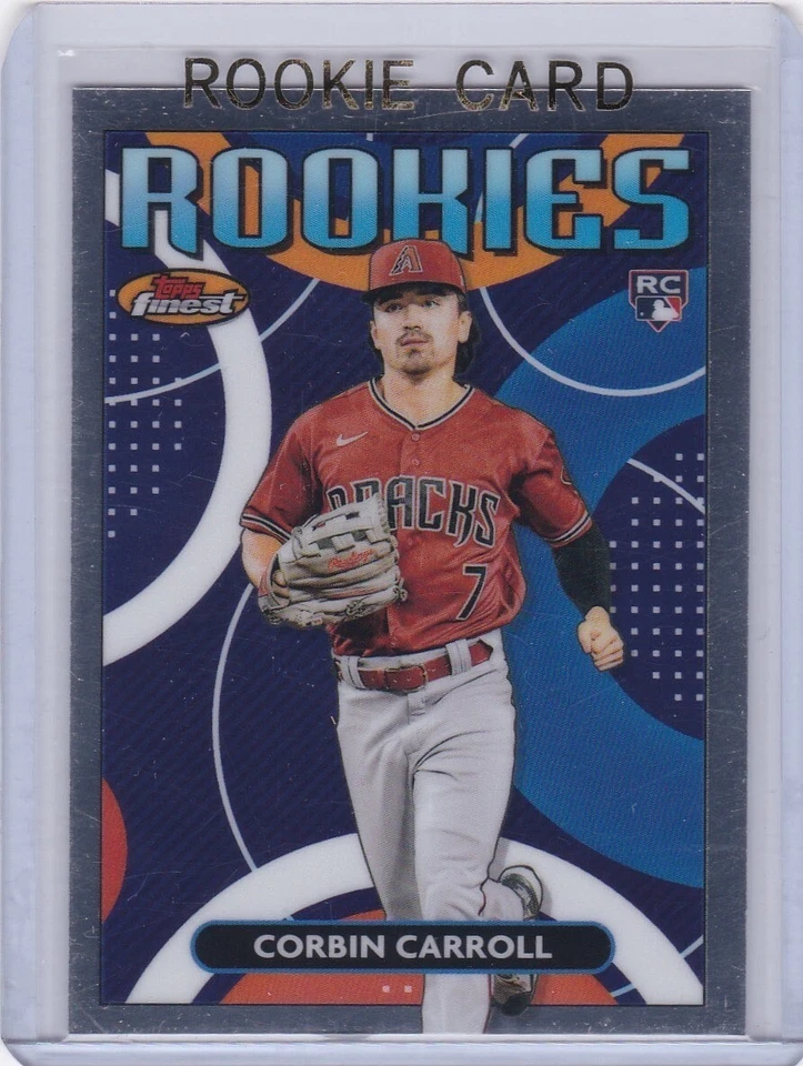 CORBIN CARROLL ROOKIE CARD 2023 Topps Finest Rookies #FRD-7 ARIZONA DIAMONDBACKS - Image 1 of 2
