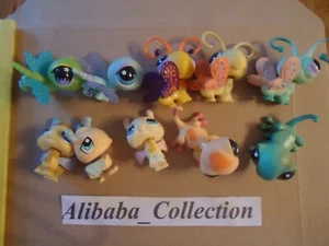 lot 10 LPS LITTLEST PETSHOP PET SHOP HASBROlezard papillon divers R - Photo 1/6