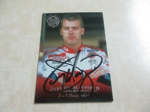 JEREMY MAYFIELD AUTHENTIC SIGNED/AUTOGRAPHED TRADING CARD NASCAR - Picture 1 of 3