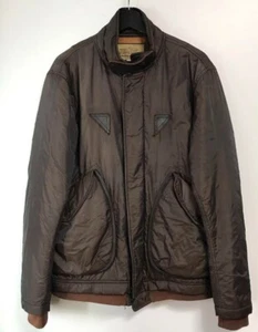 AVIREX military flight jacket leather cz Brown Size L free shippping from JP - Picture 1 of 10