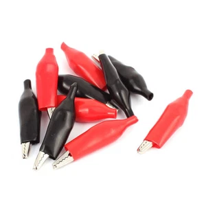 10pcs 28mm Alligator Clips With Shell Alligator Clips Small Battery Power Cl _ou - Afbeelding 1 van 11