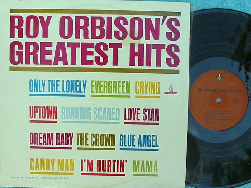 Roy Orbison OZ Reissue LP Greatest hits NM Monument L32194 Pop Rock - Image 1 of 1