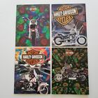 VTG Harley Davidson Motorcycles Art Photo Folders Mead 1997 Collectible Lot Set