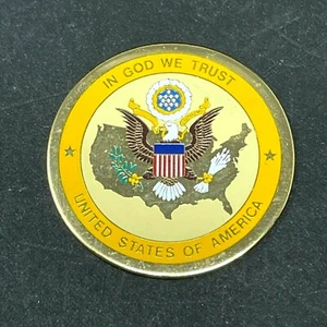 Münze Vereinigte Staaten von Amerika Messing/Goldfarbe - US Siegel Continental USA - Bild 1 von 6