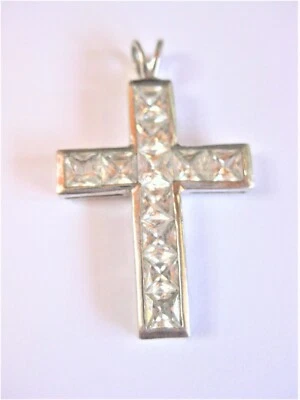 Ciondolo a Croce Argento 925,4,09 G - Immagine 1 di 3