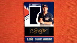 2018 Panini Stars & Stripes USA Baseball USA National Team Silhouettes Signature - Picture 1 of 2