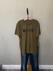 Mustang True Denim Logo TEE T SHIRT XL Extra Large - Picture 1 of 4