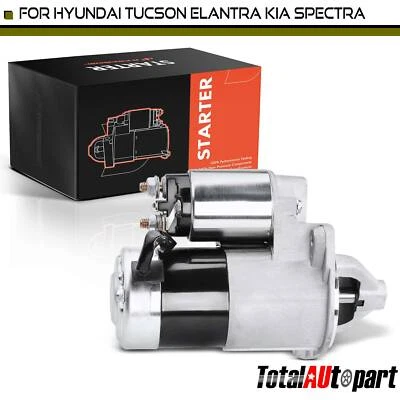 Arranque para Hyundai Elantra 1999-2006 Tiburon Kia Spectra 1.2KW 12V CW 8 dientes Foto 1 de 4