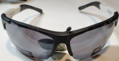 PUGS Sunglasses Black Frame White / Adjustable Ear Tips  UV400 - NWT style 1602 - Image 1 of 4