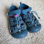 Keen Newport H2 Deep Lagoon Blue/ Pink Shoes Style #1020362 Girls Youth Size 3