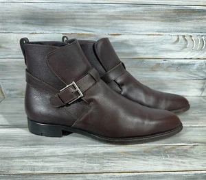 Botas de cuero con hebilla Ermenegildo Zegna para hombre hechas en Italia - Imagen 1 de 24