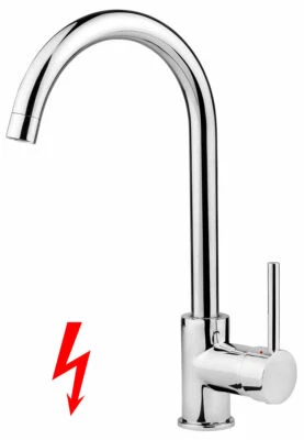 Niederdruck Armatur Wasserhahn 360° schwenkbar Küche Einhebel Boiler Mischer - Bild 1 von 4