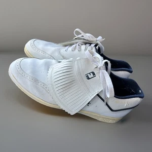 Vintage FootJoy Classics Golf Shoes 53348 White Leather Kiltie Men’s 9M AS IS - Picture 1 of 13