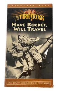 Three Stooges VHS 1995 Have Rocket Will Travel Comedy Classic Columbia - Picture 1 of 2