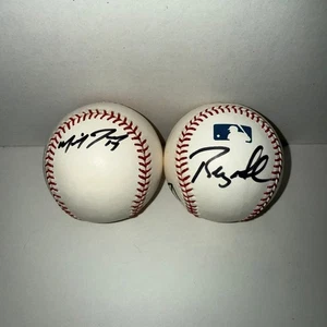 MLB Florida Marlins Autograph Baseball Lot 3 on each ball Mike Jacobs, Messenger - Picture 1 of 9