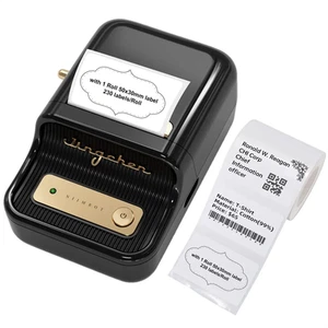 Thermal Printer NIIMBOT B21 Black + Label Roll - Picture 1 of 10