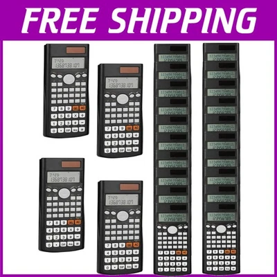 Lightweight 24 Pcs Scientific Calculators - Ideal for Classroom & Study Groups - Image 1 of 4