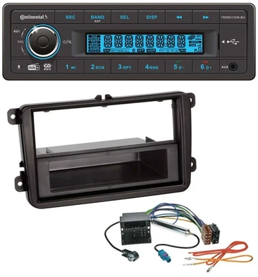 Continental MP3 DAB USB Bluetooth Autoradio für Skoda Fabia Octavia Rapid Roomst - Bild 1 von 4