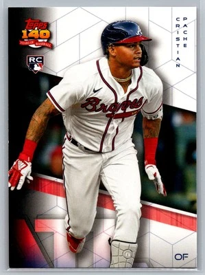 Cristian Pache 2021 Topps Archives BASEBALL #287 Atlanta Braves RC - Image 1 of 2