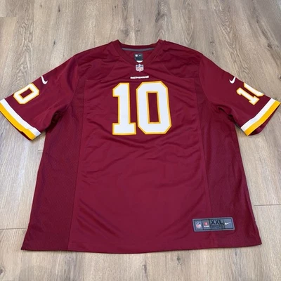 Camiseta deportiva Nike On Field Washington Redskins NFL Robert Griffin III #10 2XL para hombre Foto 1 de 4