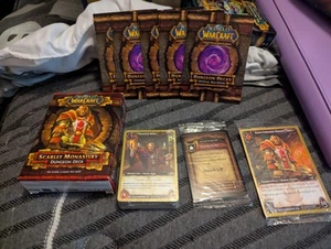 World Of Warcraft TCG Scarlet Monastary Sealed Dungeon Deck - Picture 1 of 1