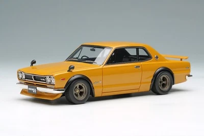 Make Up VISION VM244C 1/43 Skyline 2000 GT-R KPGC10 1971 Brown with Spoiler - Image 1 of 4