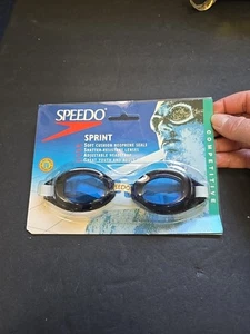 NEW -Speedo Sprint Competitive UV Swim Goggles - Factory Sealed - Picture 1 of 5